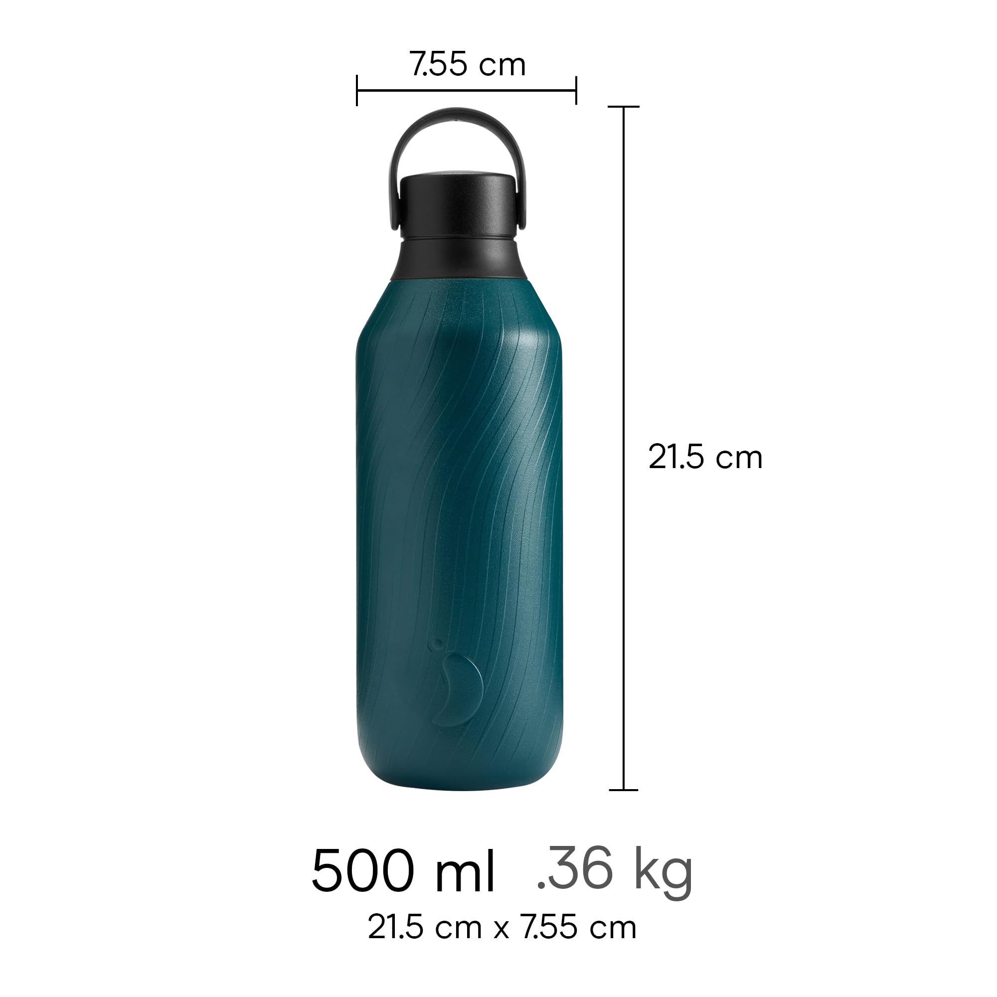 Chilly’s Gourde Emma Bridgewater - Bouteille Isotherme en INOX, Réutilisable pour Boissons Chaudes & Froides - Étanche, sans Condensation