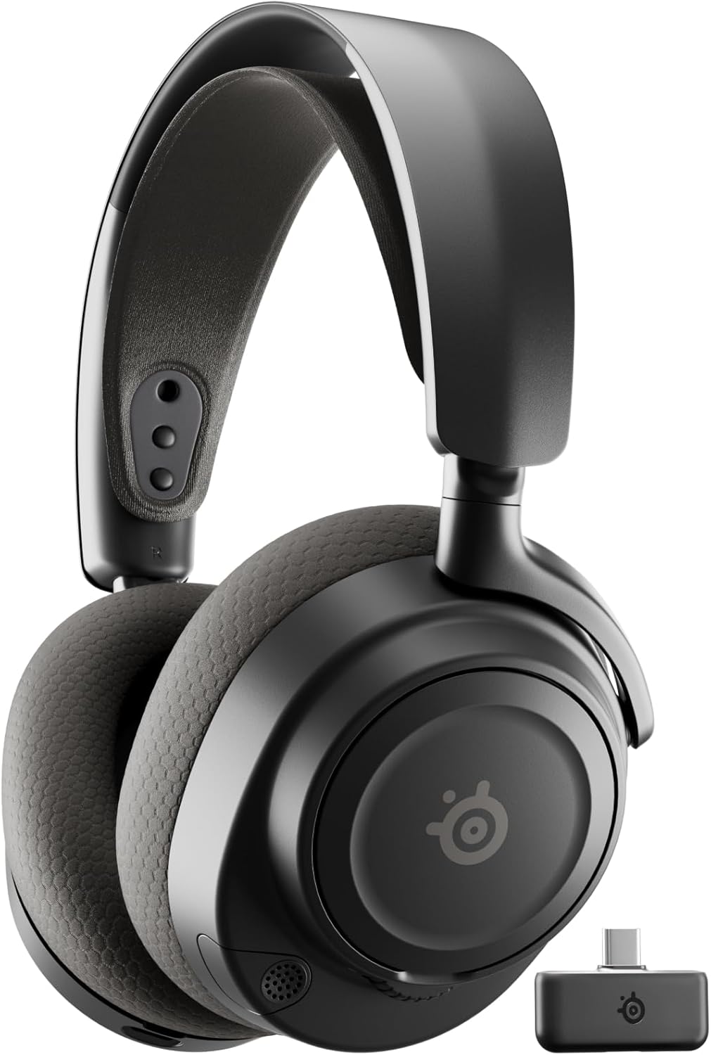 SteelSeries Arctis Nova 7 Wireless Gen 2 Gaming Headset – Real-Time App Control, 50+ HR Play, Neodymium Drivers, Mix 2.4GHz/Bluetooth, PC, PS5, PS4, Switch 1/2, Mobile – Black SteelSeries Arctis Nova 7 Wireless Gen 2 Gaming Headset – Real-Time App Control, 50+ HR Play, Neodymium Drivers, Mix 2.4GHz/Bluetooth, PC, PS5, PS4, Switch 1/2, Mobile – Black