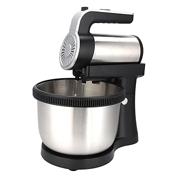 Ubersweet Standing Egg Mixer, Large Power Handheld Electric Egg Mixer Detachable 5 Speed EU Plug 220V 2 i