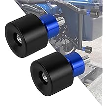 HDBUBALUS Motorcycle Decorative Wheel M12 Screw Rotatable Crash Bar End Sliders Engine Guard Collision Protector Fit for Harley Saddlebag Guard Engine Guard Bar 2Pcs