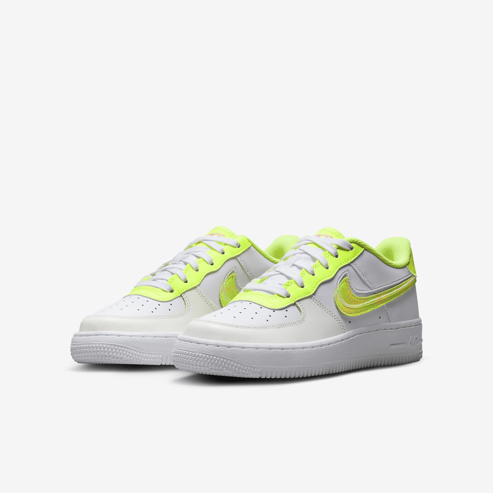 Nike Air Force 1 '07 DV3505-100 Orange Jumbo Swoosh