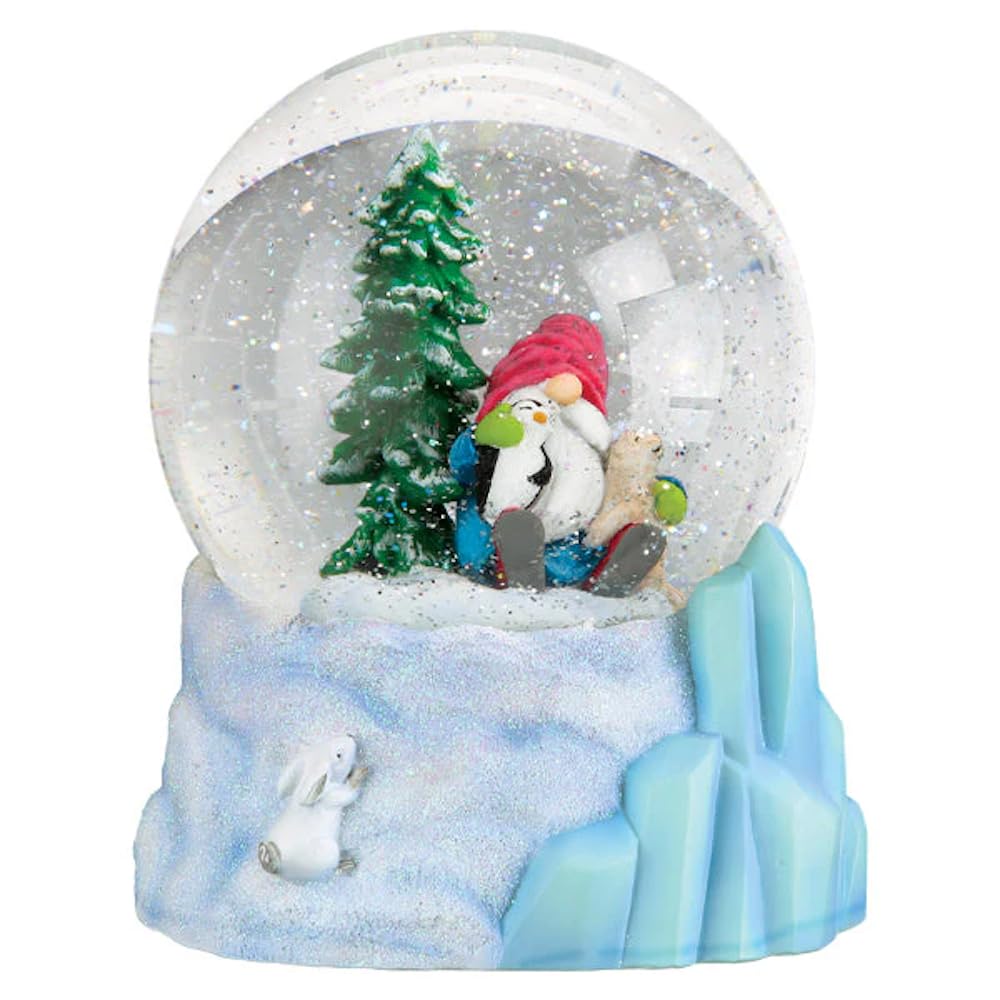 Amazon.com: Old World Christmas Winter Arctic Gnome Snow Globe
