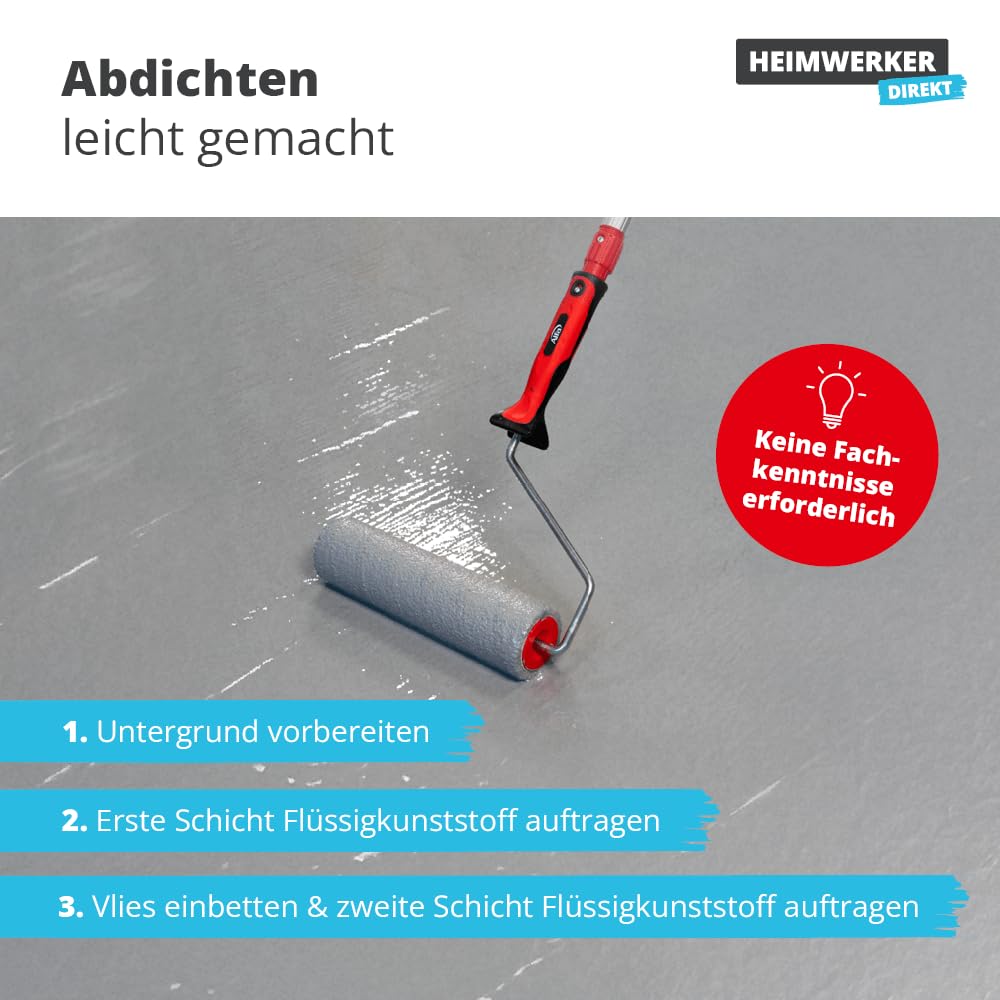 3,5 kg Alfa proteXos ETAG Flüssigabdichtung 1K silbergrau – Dachabdichtung | Profi-Qualität - UV- und witterungsbeständig - wasserdampfdiffusionsfähig - Made in Germany