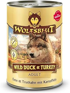 Wolfsblut - Wild Duck & Turkey - 6 x 395 g - Duck & Turkey - Wet Food - Dog Food - Grain Free product image