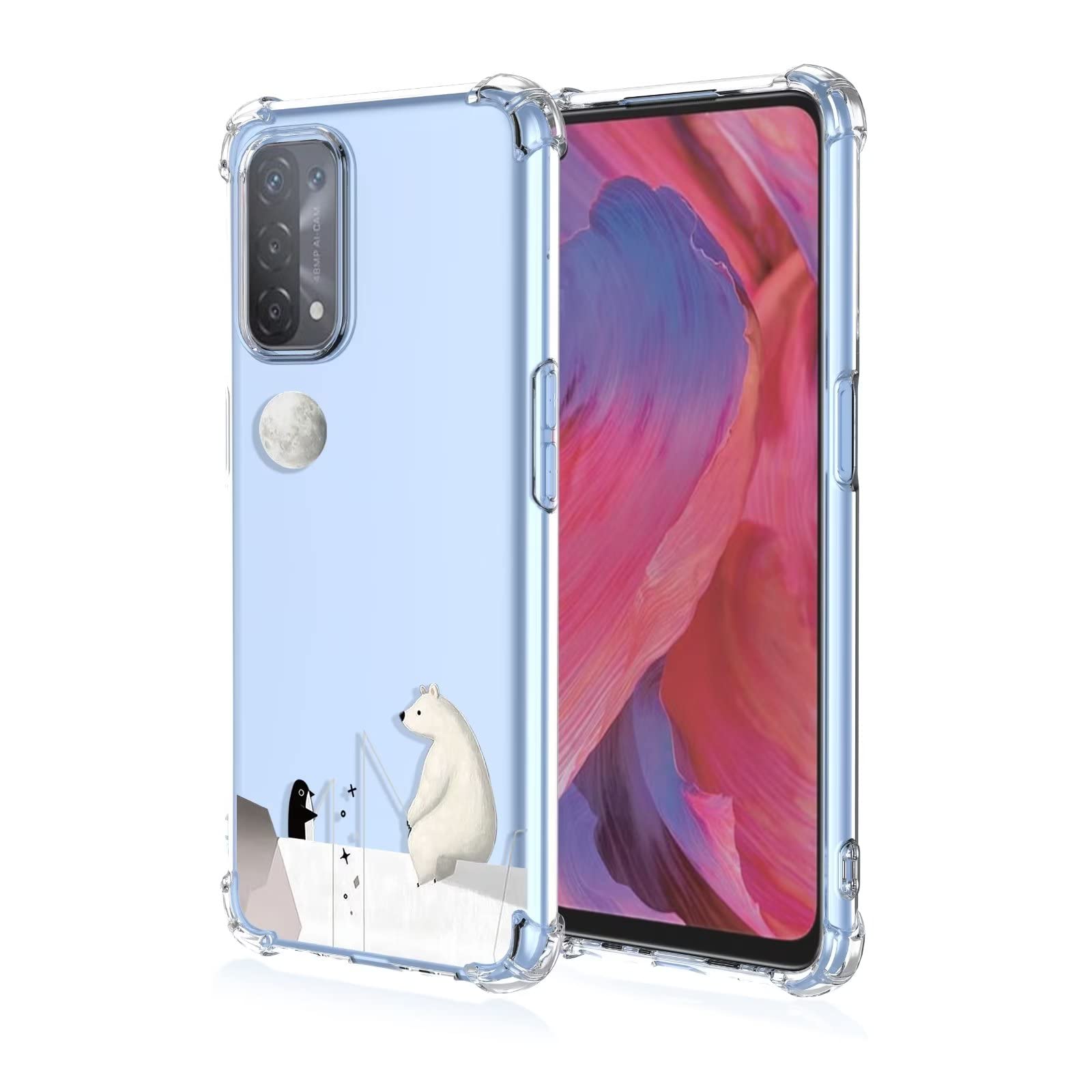 AURSTORE Coque pour Oppo A54 5G / A74 5G / A93 5G,Protection intégrale