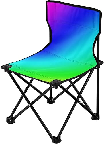 Miniatura 4 de Sillas de camping plegables al aire libre del arco iris para adultos silla de camping portátil silla de césped ligera