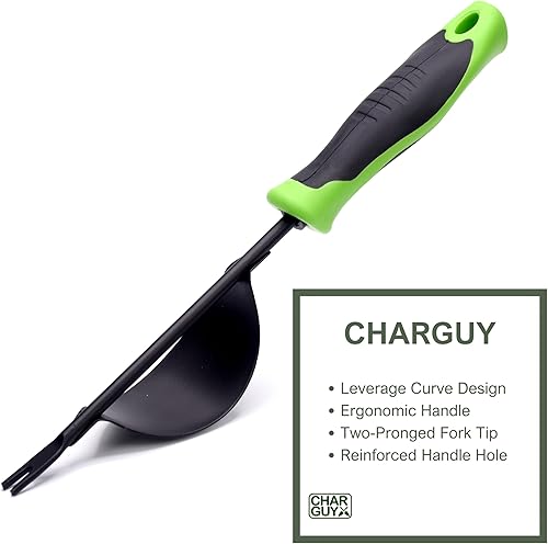 Miniatura 9 de Herramienta de deshierbe, desbrozadora de alta resistencia, diseño de apalancamiento, extracción de malezas y excavación profunda, mango ergonómico