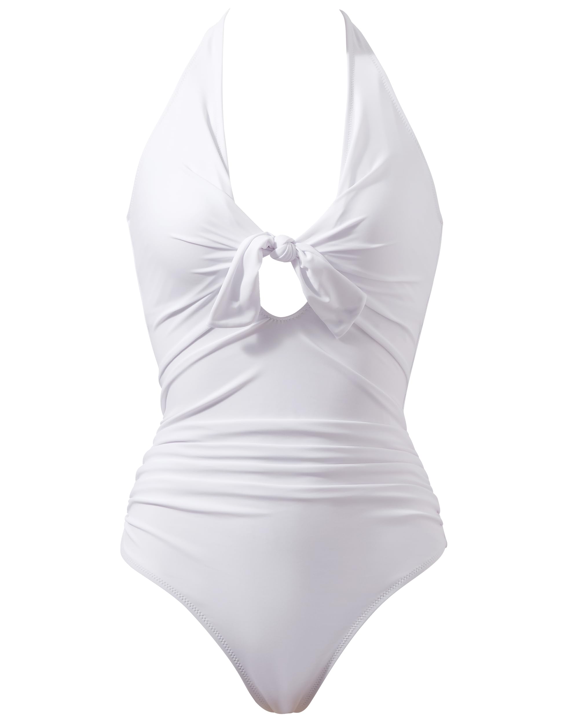 DOULAFASS Costume da bagno da donna con scollo a V, sexy, costume da bagno intero