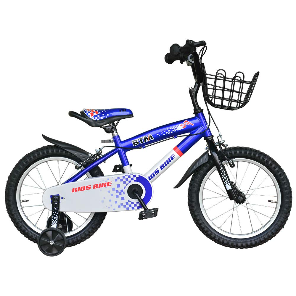 Amazon | BTM 子ども用自転車 補助輪付き 軽量 16インチ 95％組立完了