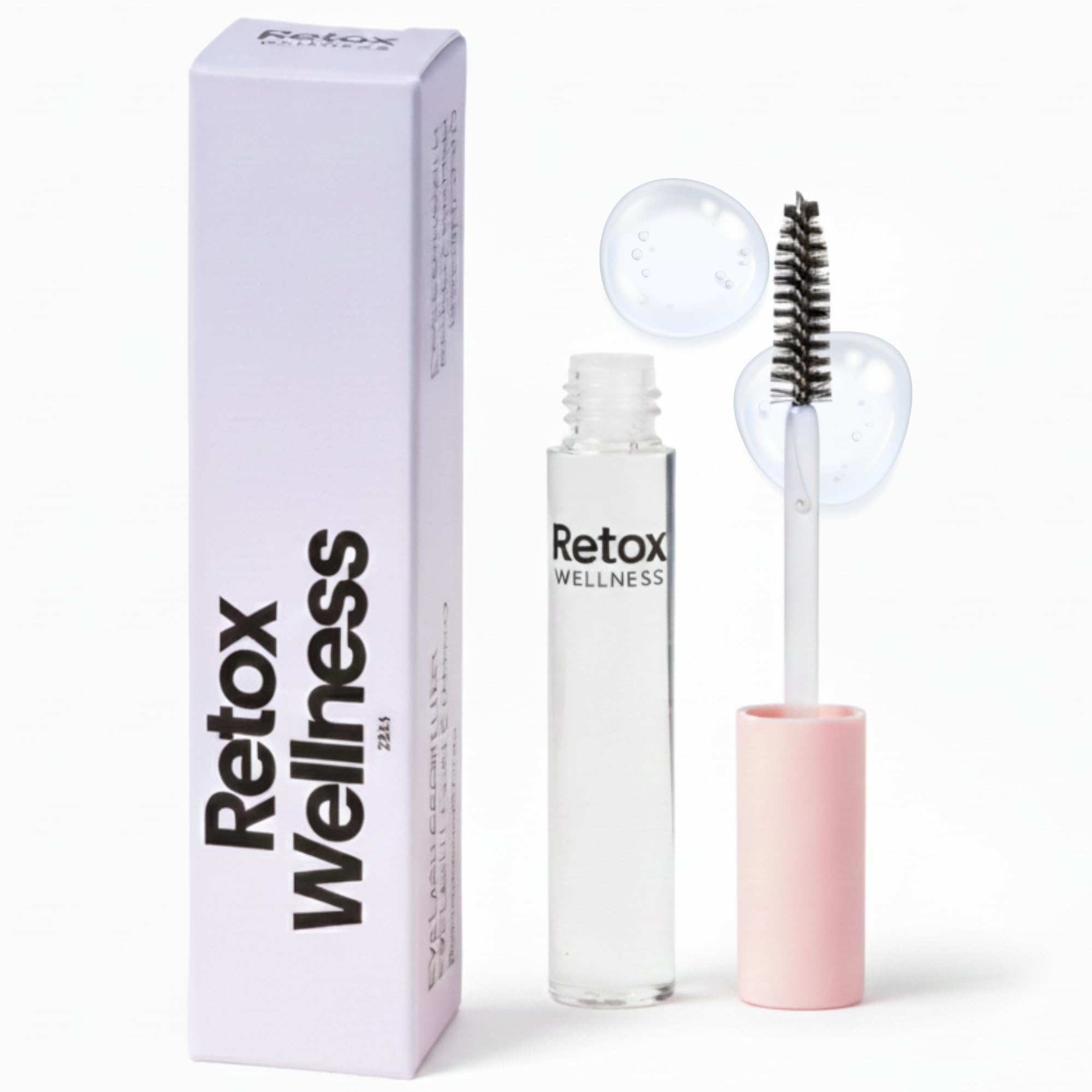 Eyelash Growth Serum Peptide Botanical Infused lash conditioner for Thicker Stronger Longer-Looking Lashes Lash Serum without Prostaglandin Daily