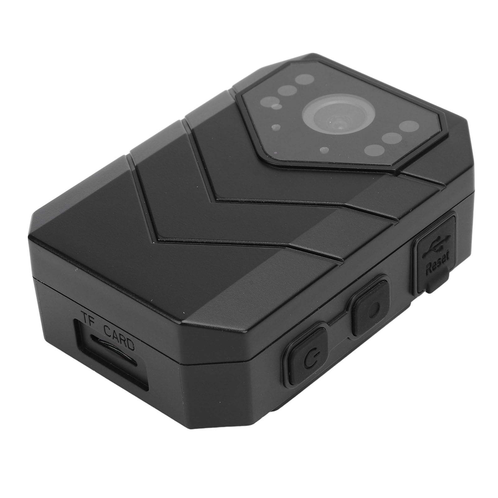 VBESTLIFE Telecamera per il Corpo della Polizia HD 1296P, Fotocamera Indossata Dal Corpo Impermeabile, Fotocamera Portatile Indossabile con Registrazione Audio Video, Visione Notturna, per