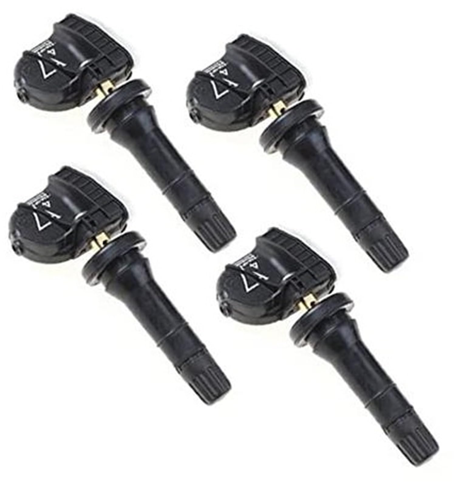 Nowy 13597645 dla Insignia B Schrader, dla Vauxhall, czujnik ciśnienia w oponach TPMS Monitor akcesoria samochodowe Czujnik ciśnienia w oponach samochodu(BLACK 4 pcs)
