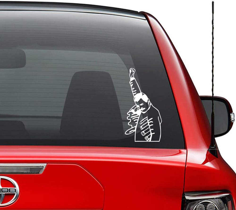 Victory Guy Internet Meme Vinyl Decal Sticker Car Truck Vehicle Bumper Window Wall Decor Helmet Motorcycle and More - Size (5 Inch / 13 cm Tall) / (Color Gloss White)