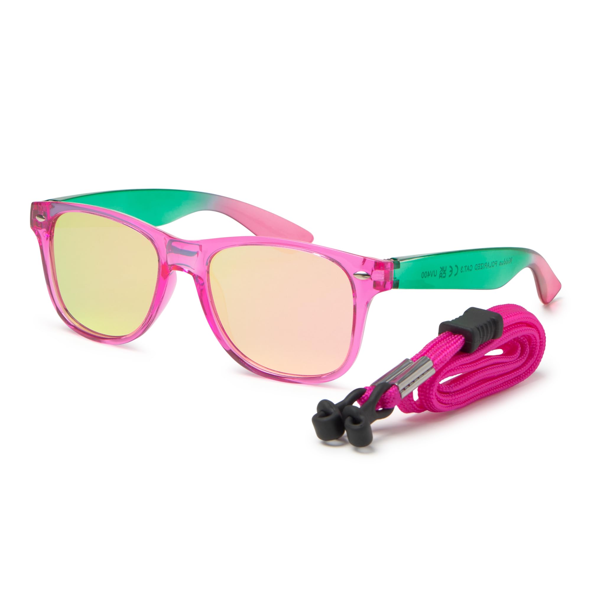 Kiddus Okulary Polaryzacyjne dla Dziewczynek, Chłopców i Nastolatków Od 6 lat. UV400 100% Ochrona przed Promieniami Ultrafioletowymi. Stylowo, Modny, Fantastyczny, Fabulous