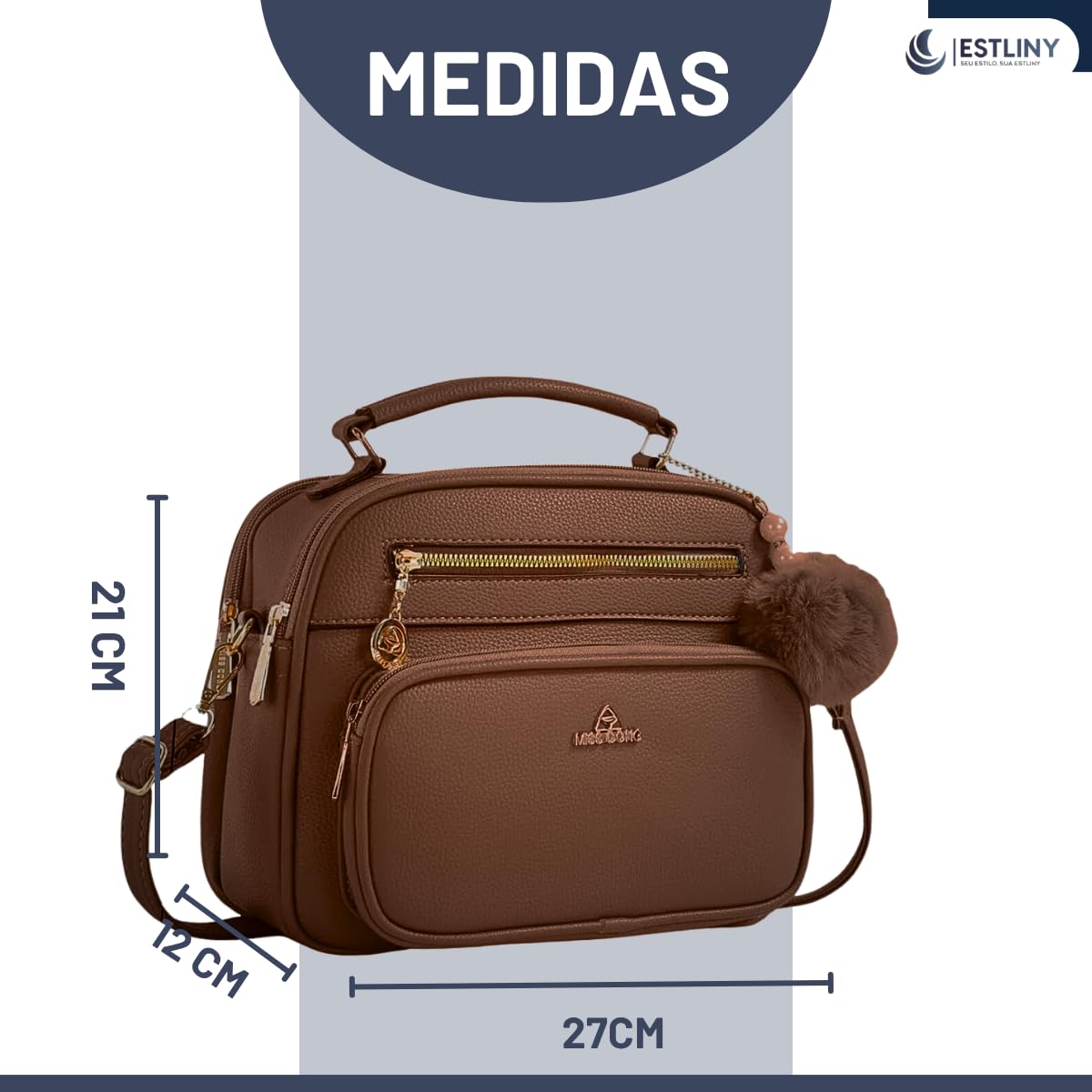 Bolsa Feminina Baú Transversal tamanho Médio em couro PU com Alça De Ombro removível Tiracolo em promoção! Veja a oferta e mais achadinhos de Bolsas 7 Hoje é o melhor dia para comprar Bolsa Feminina Baú Transversal tamanho Médio em couro PU com Alça De Ombro removível Tiracolo com aquele preço maroto! Promoção! Aproveite a oferta! 7