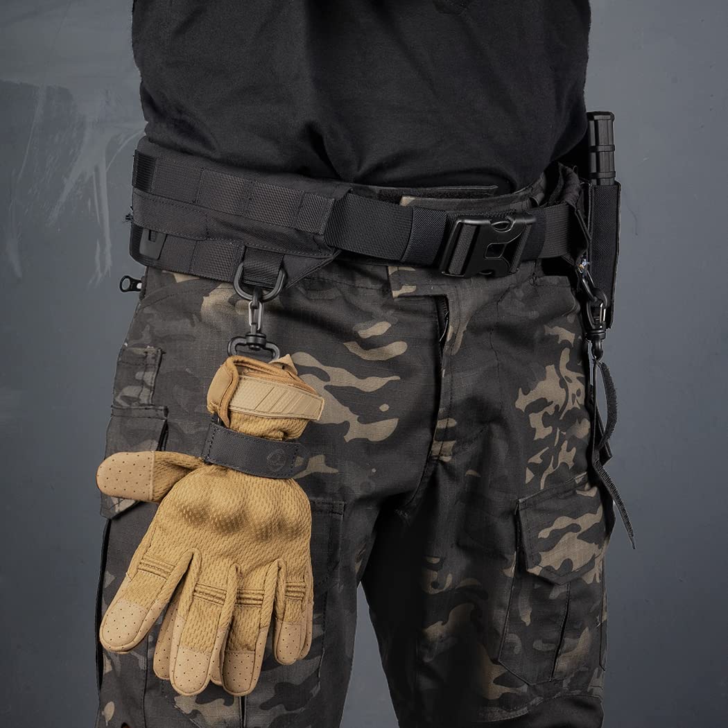 Supporto tattico per guanti, cinghia per arrampicata, portachiavi, gancio multiuso per guanti, 500D Nylon