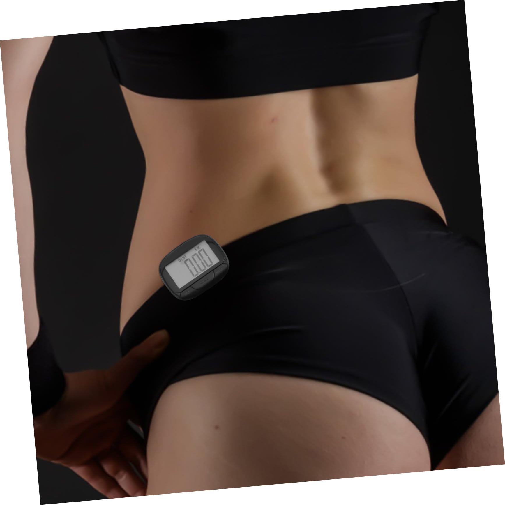 ifundom 1 Set Portable Fitness Pedometer with Clip Step Counter for Walking Running and Jogging Tracks Steps Distance Calories Burned User Friendly Screen Display Lightweight Random Color