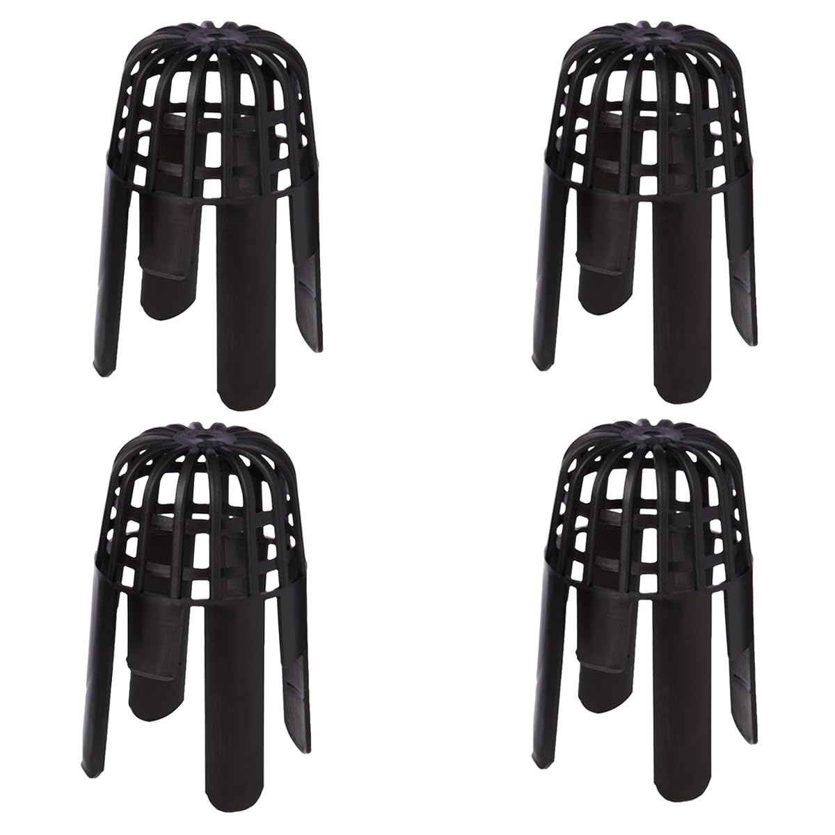 4pcs Plastic Gutter Guards 68mm Roof Balloon Drain Guard Downpipe Leaf Filters Downspout Protector for Blockages from Leaves, Moss, Muck, Mud,Debris
