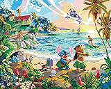 Cra-Z-Art Disney Dreams Collection Deluxe Paint by Number Thomas Kinkade Lilo & Stitch