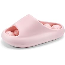 ZXT Bubble Shower Shoes Quick Dry Non-Slip Massage Slides Cloud Comfortable Slippers Sandals for Bathroom Pool Beach