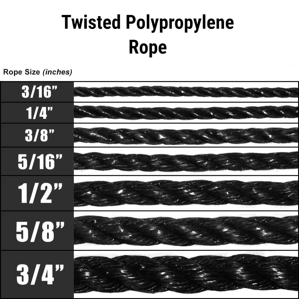 GOLBERG G Corda in polipropilene ritorto galleggiante Polypro Cord - Marine, Nautic, Wet Projects