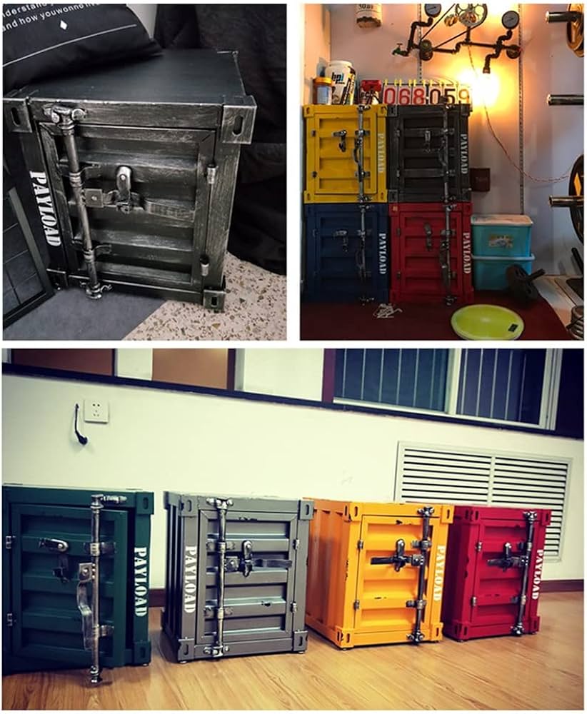 Amazon.com: Industrial Style Metal Storage Cabinet, Vintage