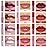 KIMIEYE 12Pcs Liquid Lipstick Makeup Set, Shades with 4Pcs Metallic Color Lipstick, 4Pcs Hydrating Lip Oil and 4Pcs Longwear Waterproof Matte Lipstick Gift Kit for Women (SET C)