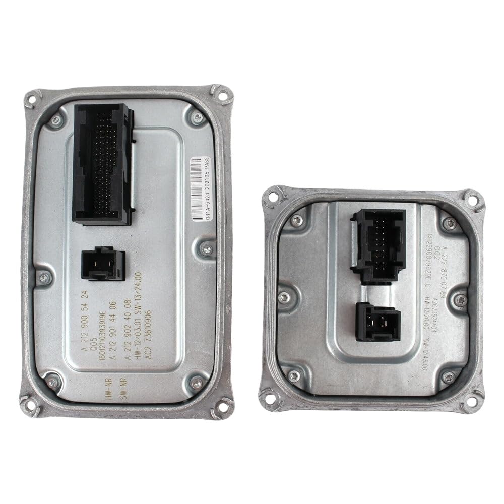 Yunll A Set 2Pcs Xenon Ballast For W222 W212 For E-Class For Cls For E300 E260 E400 E63 For Amg Headlights Ballast Module A2129005424 A2228700789(A Set 2Pcs)