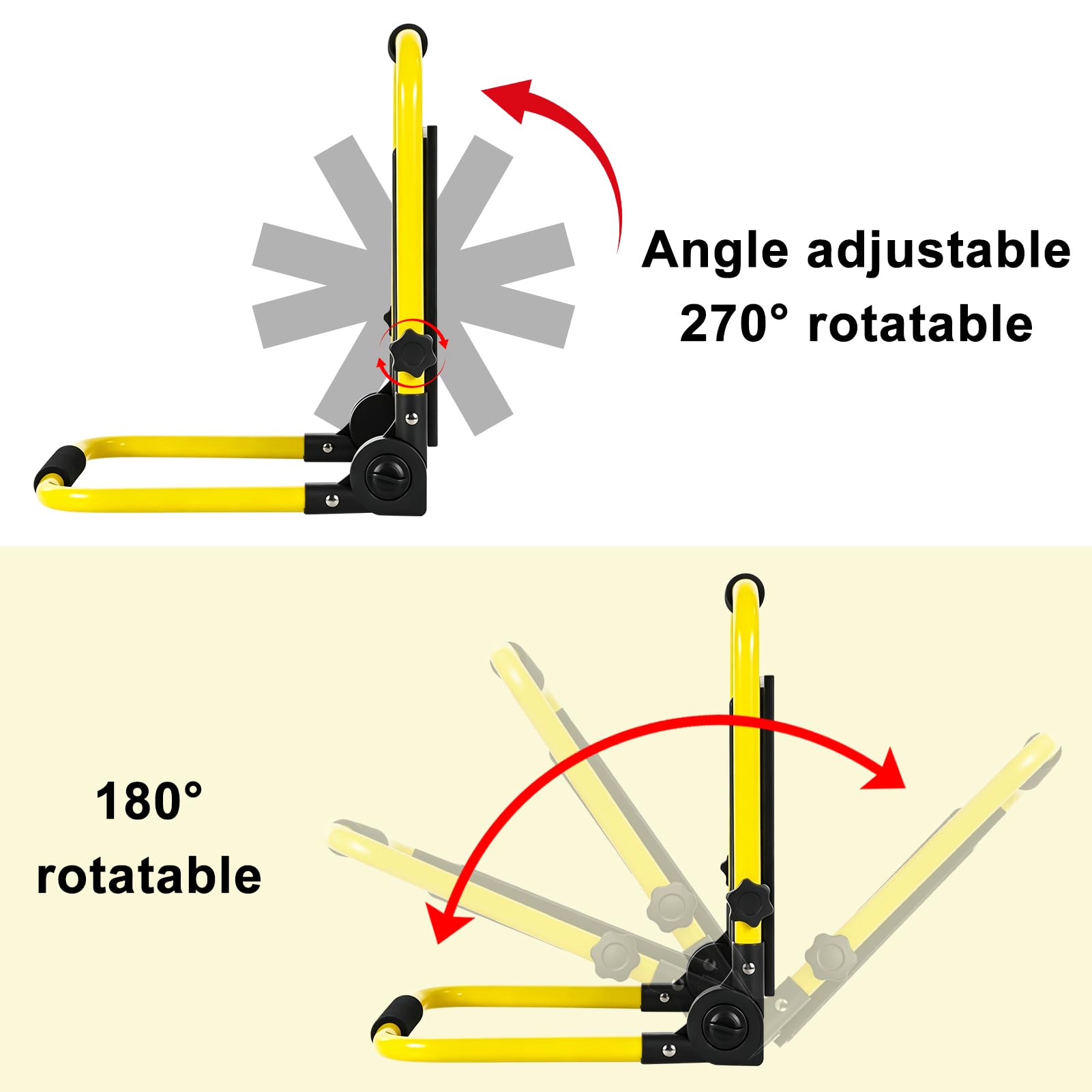 papasbox 200W LED Baustrahler mit Stecker Schalter Baustellenlampe 6500K Kaltweiß Baustellenstrahler | IP65 Wasserdicht Arbeitsleuchte mit Fernbedienung Baulampe für Werkstatt Baustelle