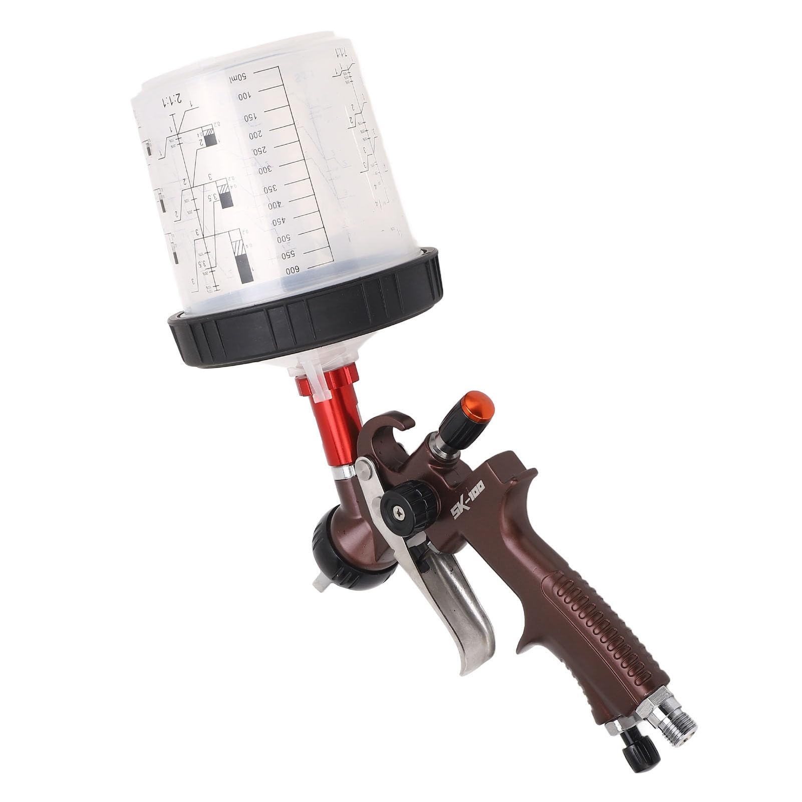 Fafeicy Pistola a Spruzzo Ad Aria 1,3 Mm con Elevata Atomizzazione per Una Finitura Efficiente e Professionale, Funzionamento Rapido, per la Verniciatura Fai Te della Casa 'Auto
