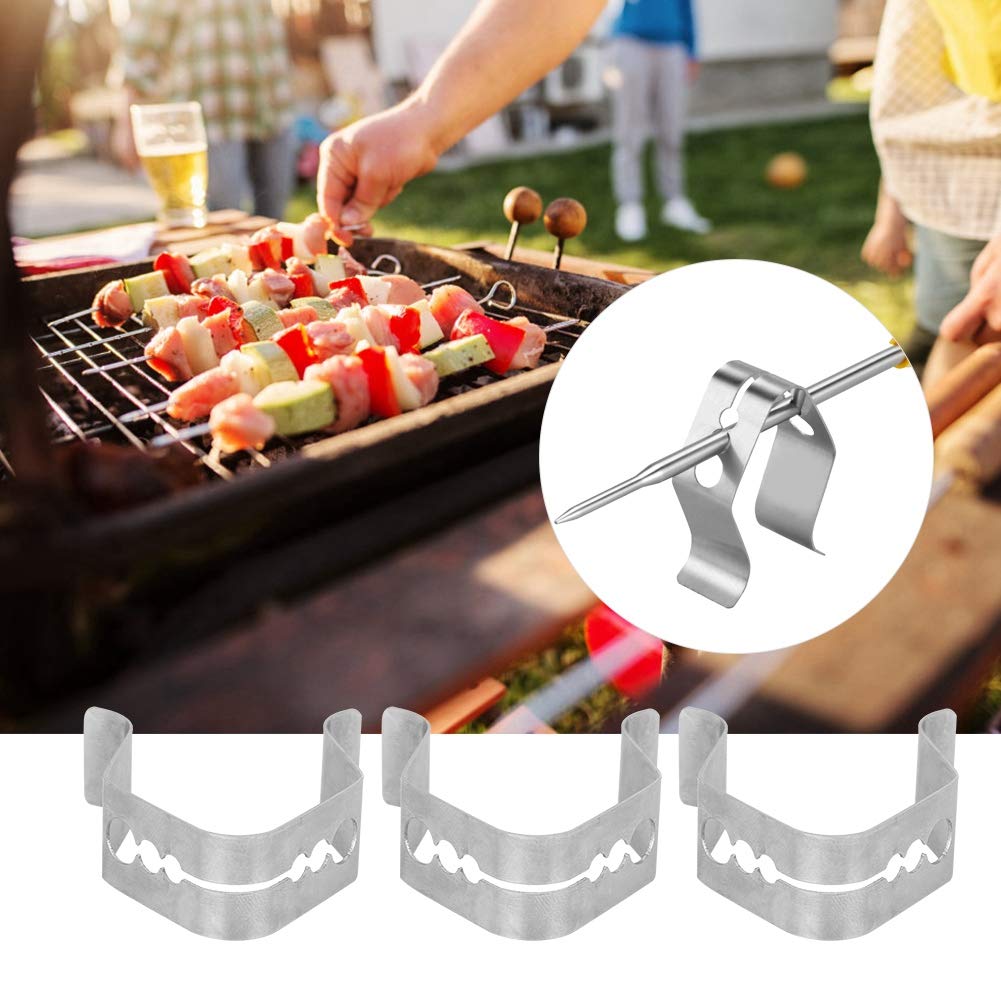 Clip Pour Sonde De Température De Barbecue – Support En Inox 304, Ajustable, Compatible Avec La Plupart Des Thermomètres