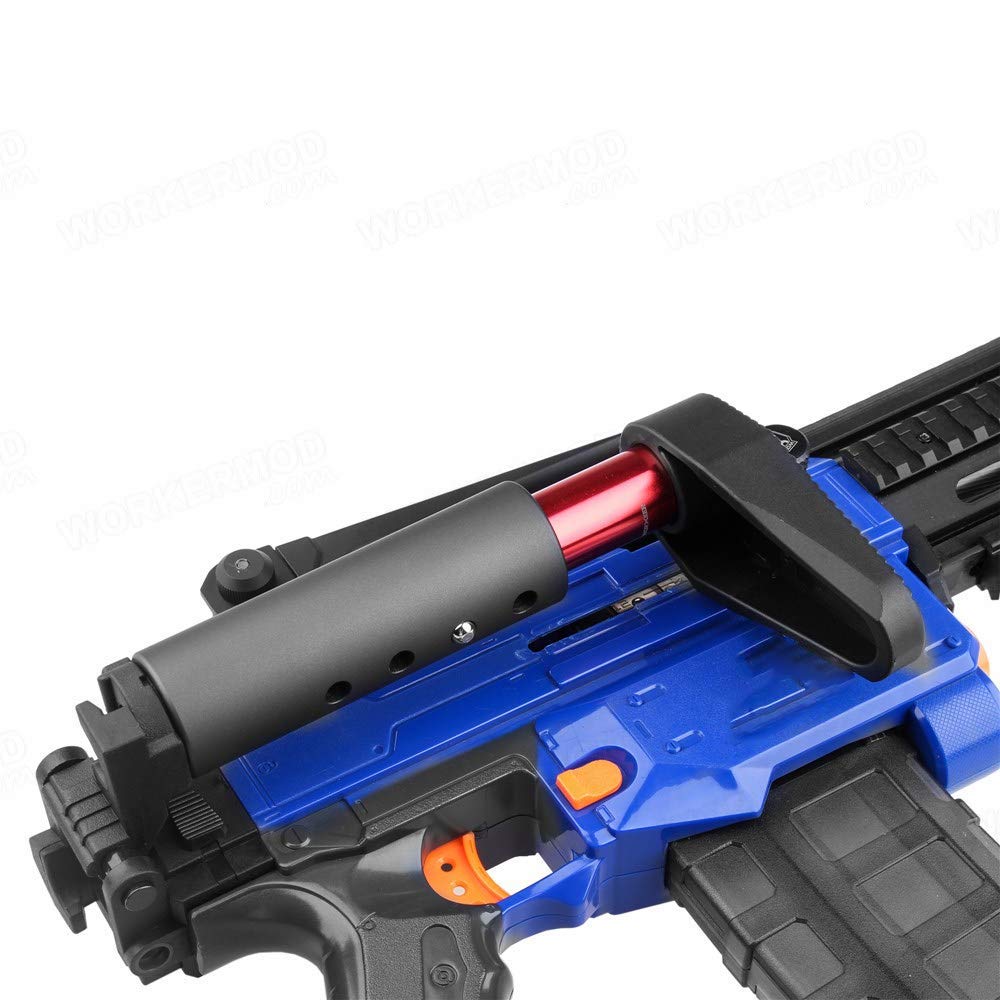 Buy WORKER Collapsible L Shape Shoulder Stock Injection Mold for Nerf NStrike Elite Color Black