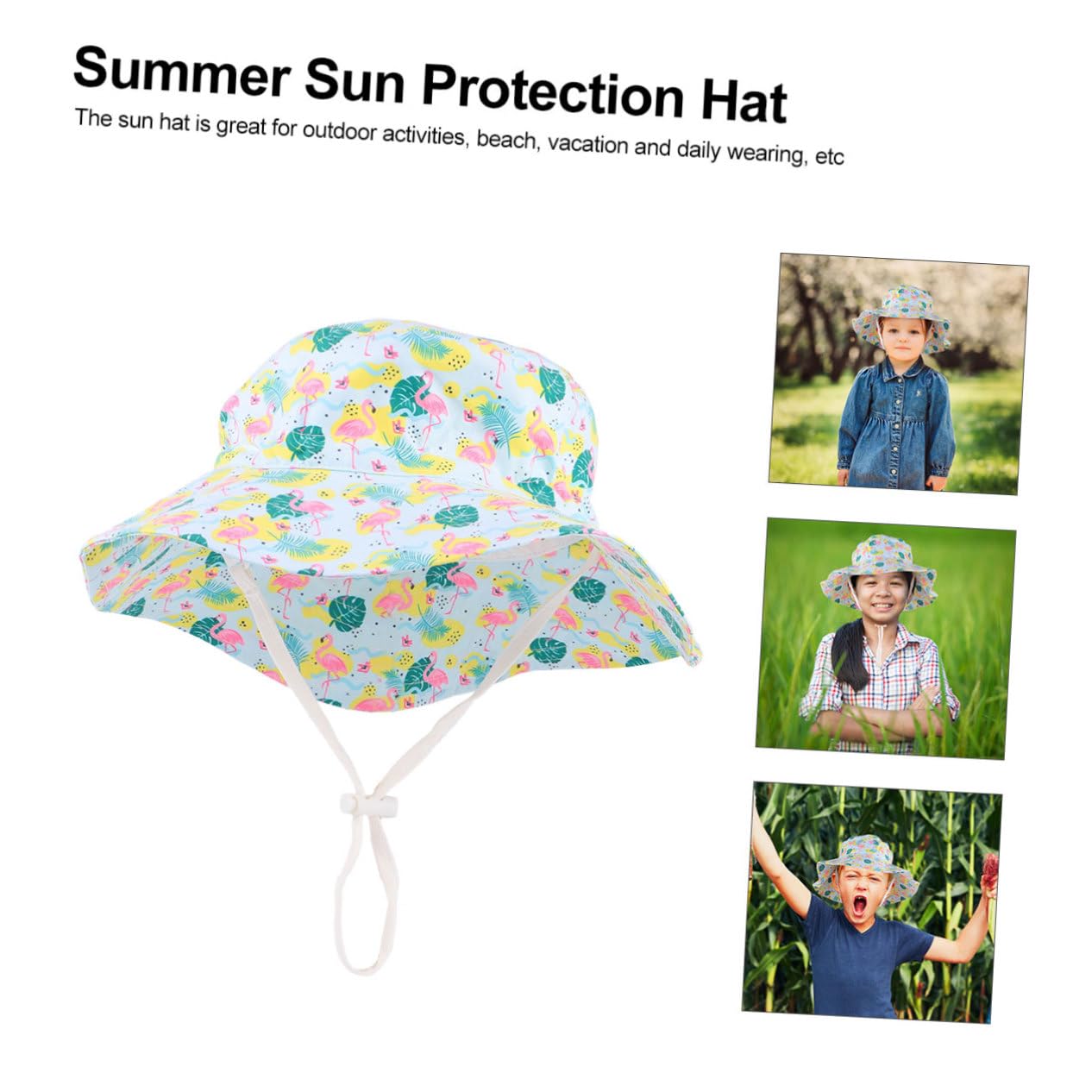 VANZACK Cappello per Cartone Cappello Larga Resistente Sole per UV e attività Estive