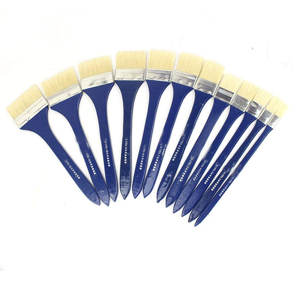 Ensembles de Pinceaux Artiste Pinceau Acrylique 12 pcs Studio Craft & Technique pour Débutants et Professionnels