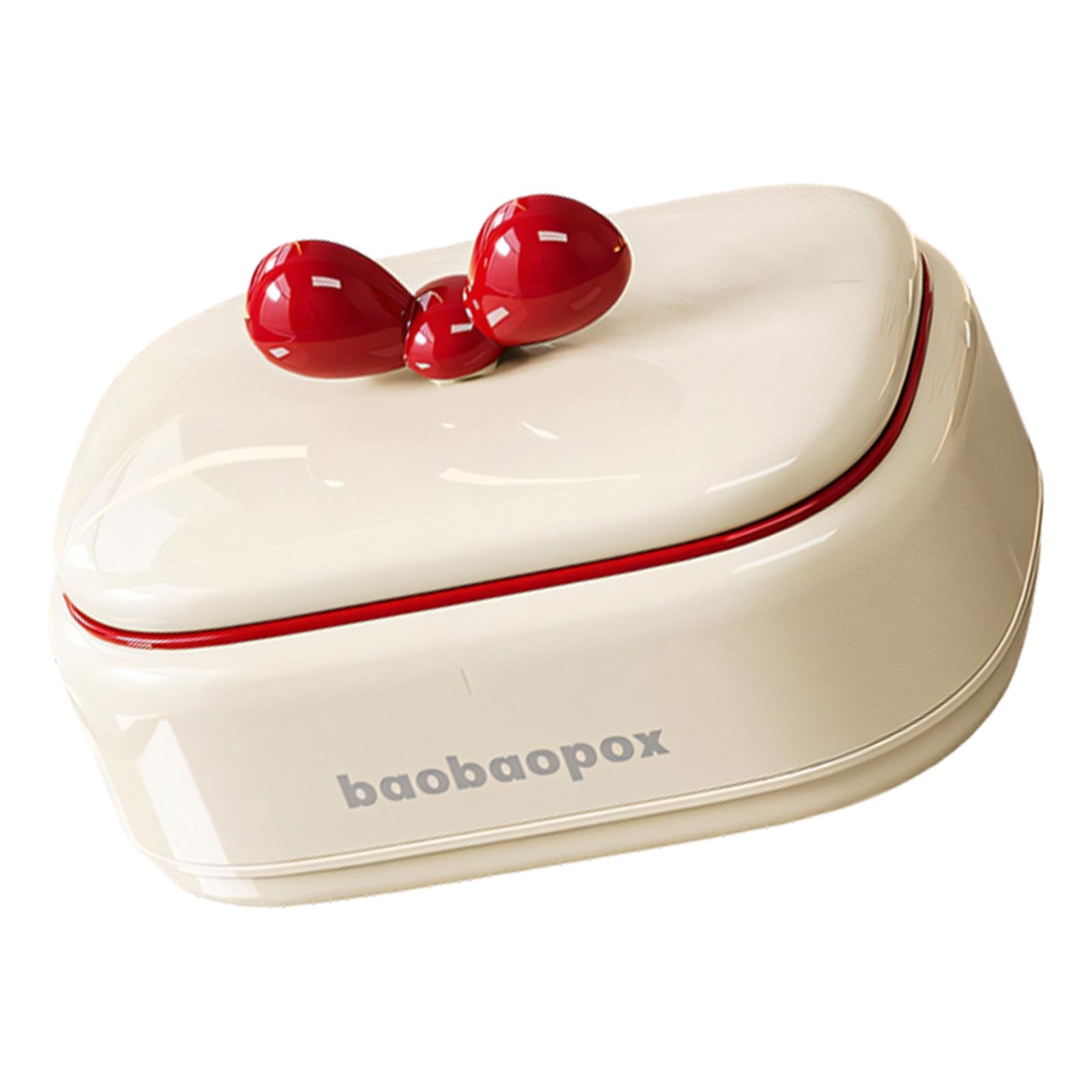 ZEPFJHE Bowknot Soap with Drainage Base to Keep Dry and Freshing Soaps Container Box for Bathroom Decoration Bowknot