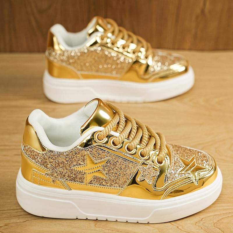 Image of IGxx Women Platform Glitter Sparkly Dressy Sequin Disco Sneakers