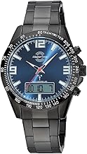Master Time MTGA-10952-32M Radio Quartz Men's Analogue Watch with Digital Date and Stainless Steel Strap