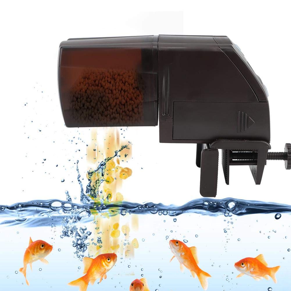 Alimentatore Automatico Per Pesci 500ml – Timer Digitale Con USB E Batterie, Per Acquario E Tartarughe