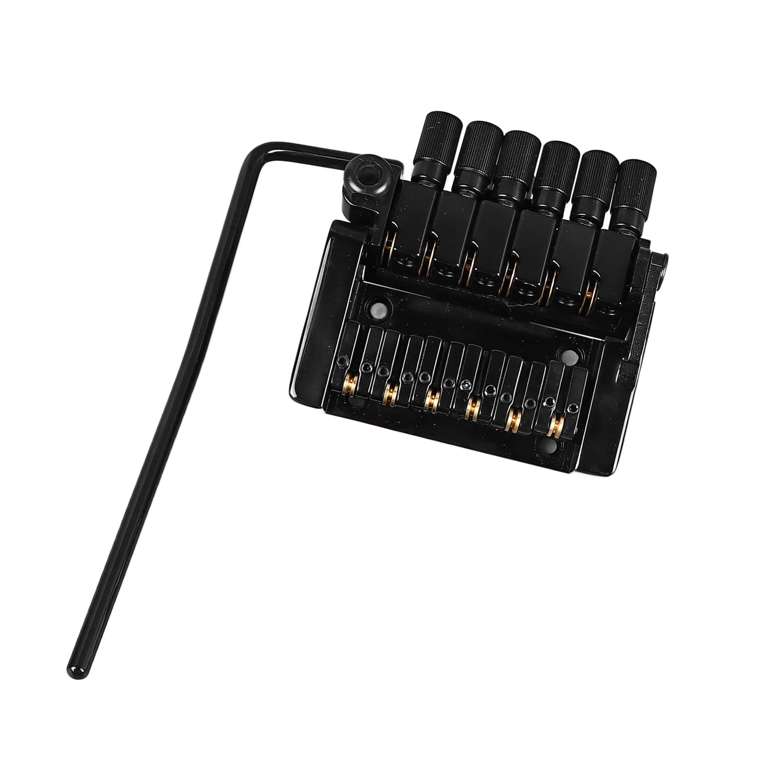 Juego de puente de guitarra sin cabeza, piezas de repuesto para guitarra eléctrica, tuerca de rodillo de cola de metal, balancín de trémolo con 4 llaves y tornillos, para la