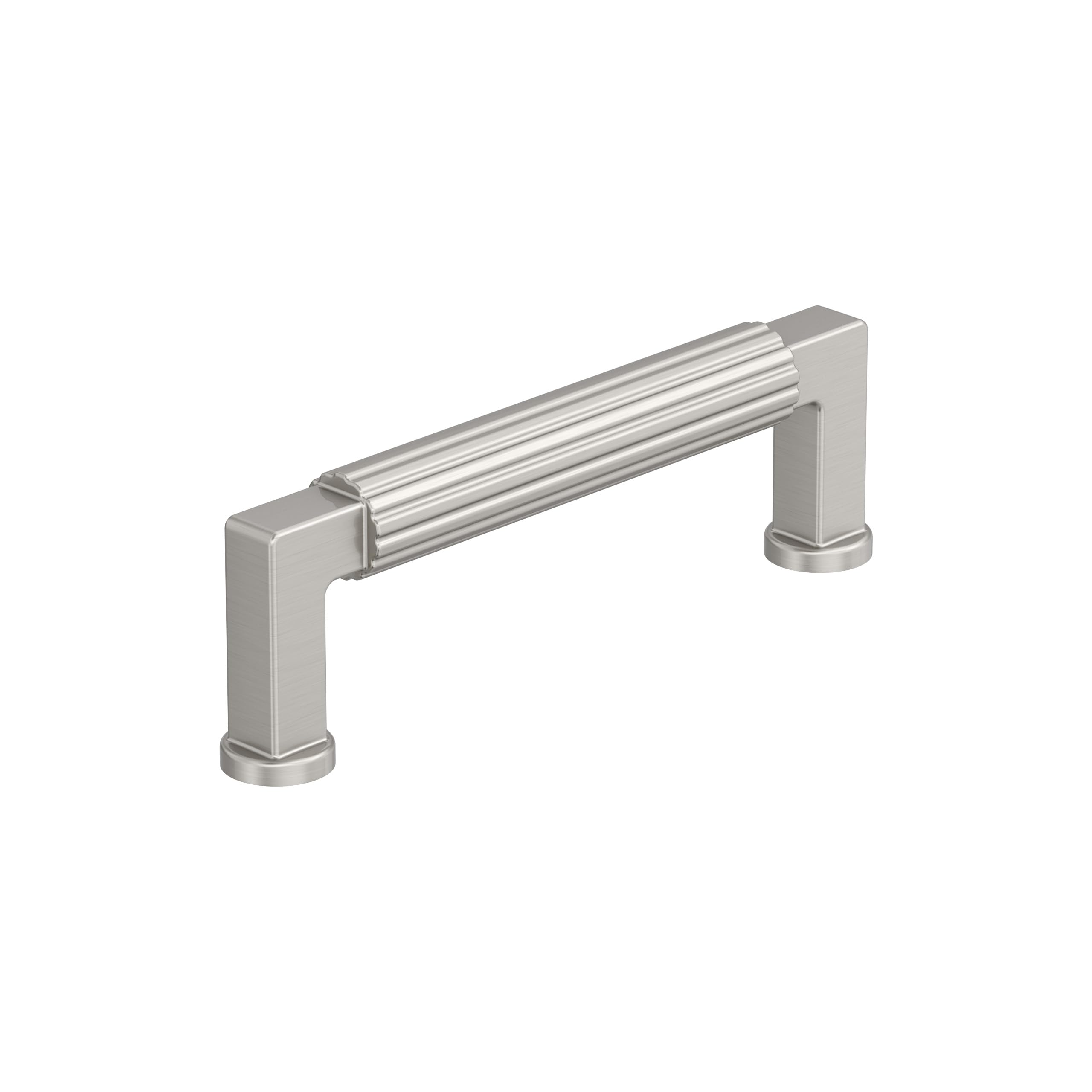Amerock Ballard 3-3/4 inch (96mm) Center-to-Center Satin Nickel Cabinet Pull, BP37643G10