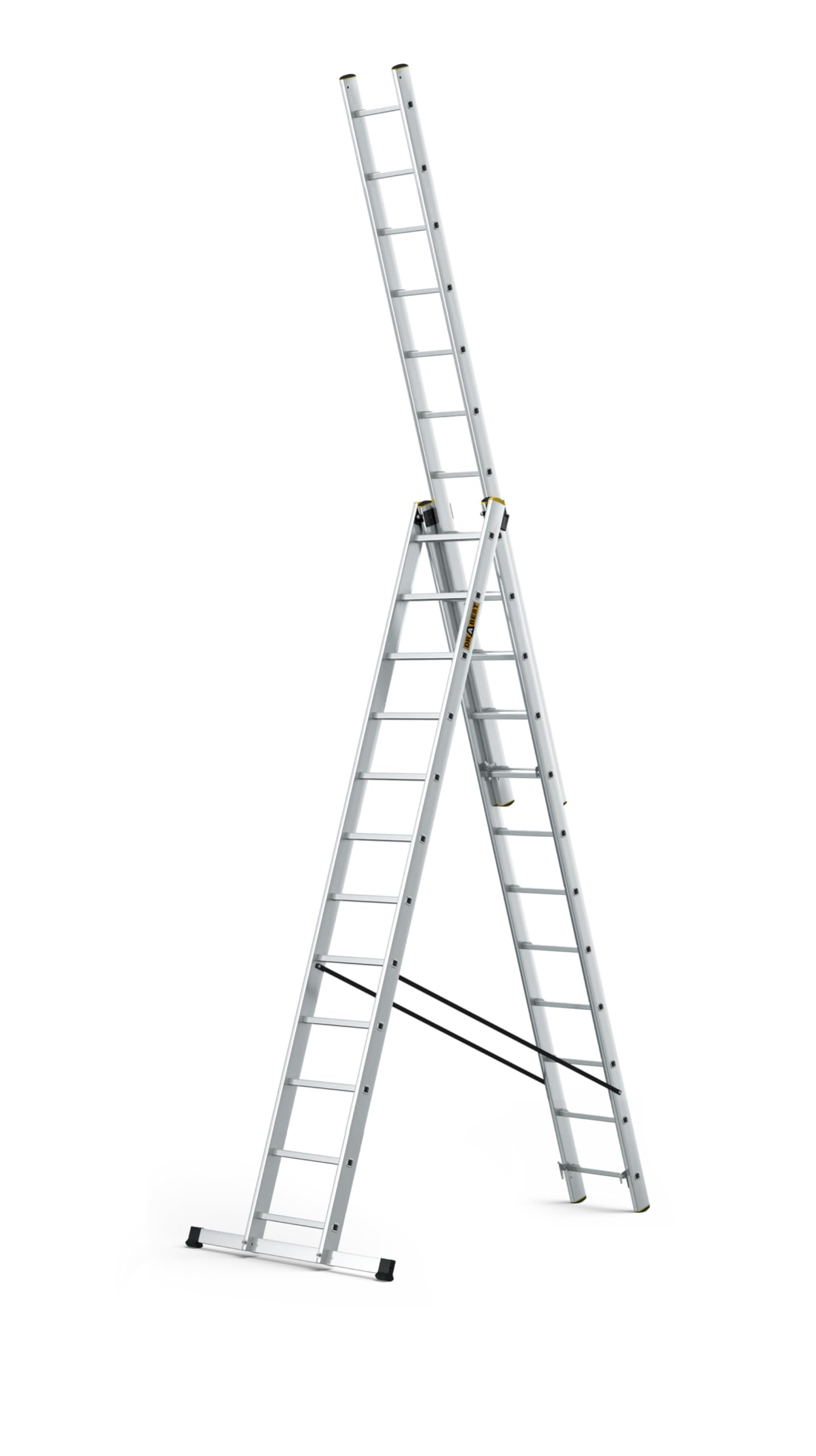 Drabest 3x12-PRO Multifunctional Ladder 5.4m Aluminium