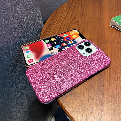 Coque rigide crocodile 3D brillant pour iPhone 11 et iPhone 12