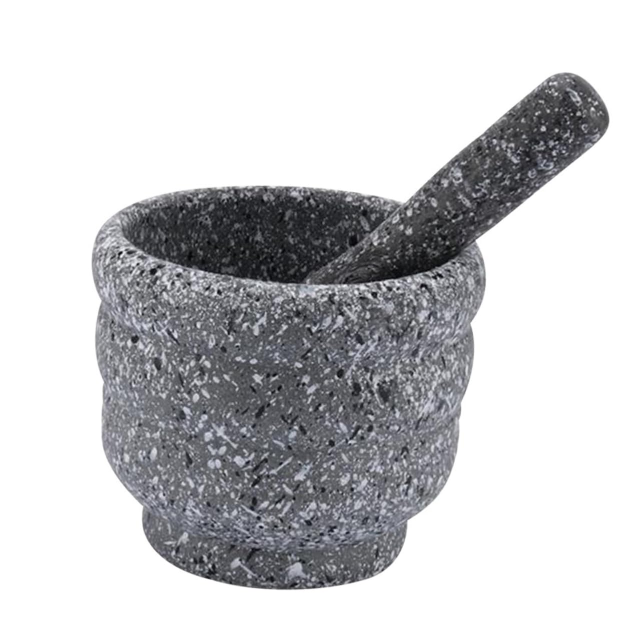 ASAKKURA 1set Garlic Medicine and Pestle for Home Kitchen Use Ergonomic Design Food-grade and Easy to Clean for Grinding Garlic and Seasonings Versatile Cooking Tool