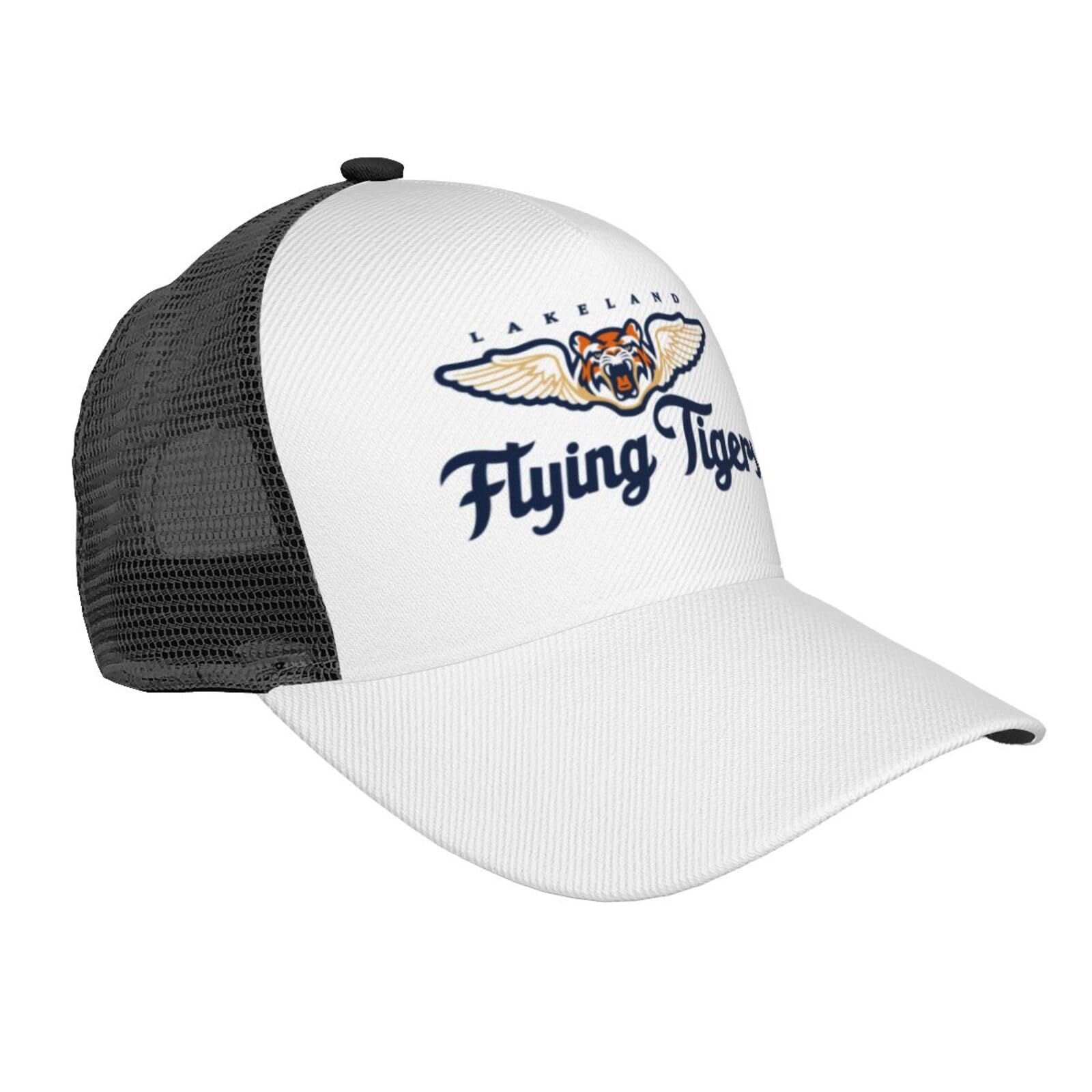 Lakeland Flying Tigers Mesh Baseball Hat Golf Sun Capsfishing Dad