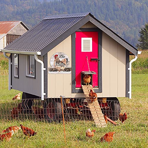 Lustiges Hühnerstallschild "The Fluffy Butt Hütte", PVC-Schild, Hühnerstall, Wanddekoration für Bauernhaus, Hühnerstall, Hühnerstall, Hahn, Unterschlupf, Zuhause, Küche, Bar, Café, Outdoor, Scheune. – Bild 5