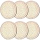 Tatuo 6 Stücke Peeling Luffa Pad Gesicht Körperwäscher Rundes Bad Dusche Luffa Schwamm Pad Reinigung Schwamm Bürste Haut Peeling Badeschwamm für Männer Frauen Dusche Bad und Spa