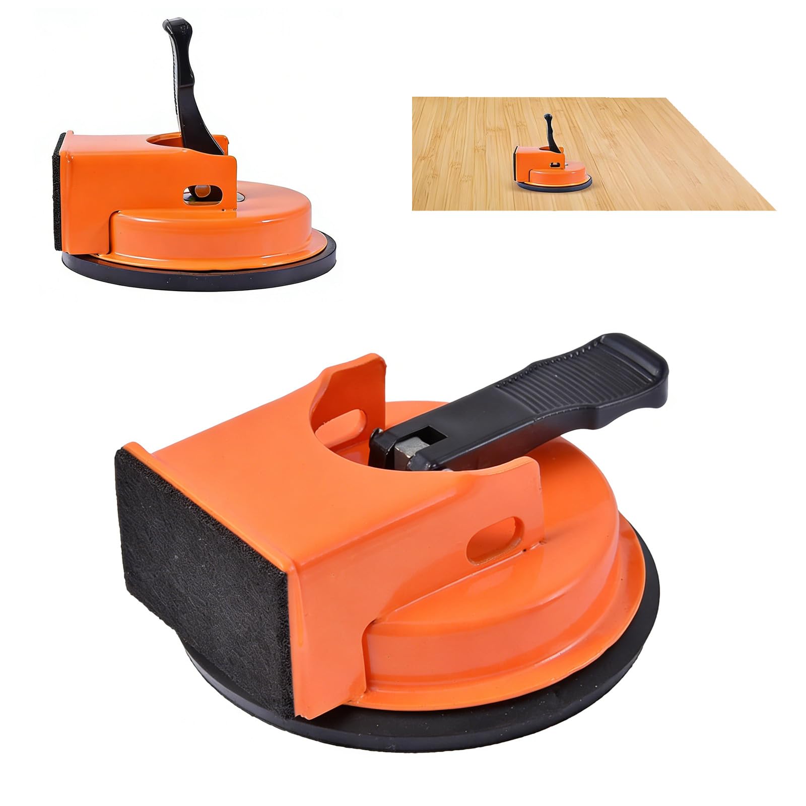 Outil de Réparation de Sol,Outil de Pose de Sol Stratifié,Outils Pour Pose Parquet Flottant,Outils de Préhension pour Planchers en Bois,pour Parquet Carrelage Salle de Bain Salon Chambre - 2