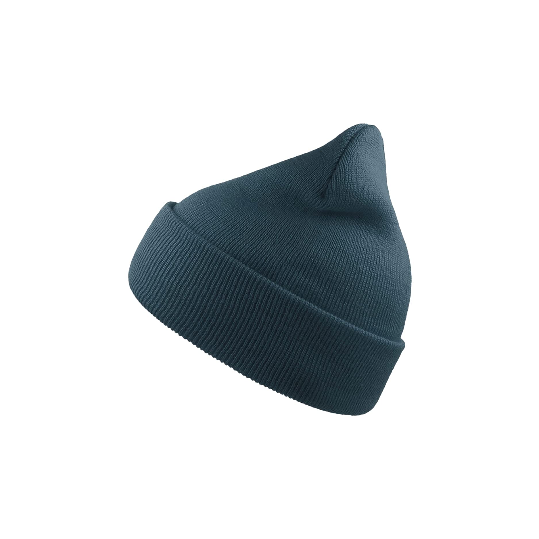 Atlantis Wind Double Skin Beanie with Turn Up (One Size) (Petrol)