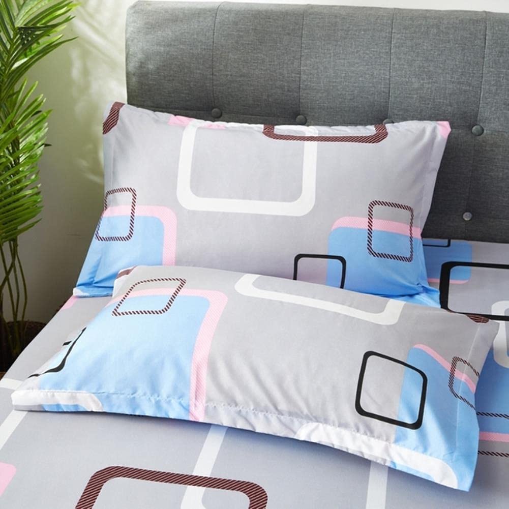 Taie d'oreiller en coton 48x72 cm lot de 2 aloe vera Caiyunge