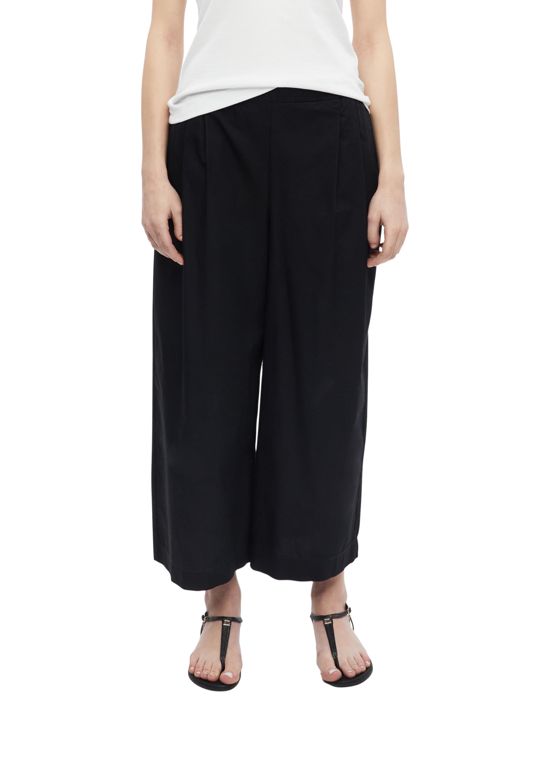 s.Oliver Women's Culotte 2179170, Black, 20